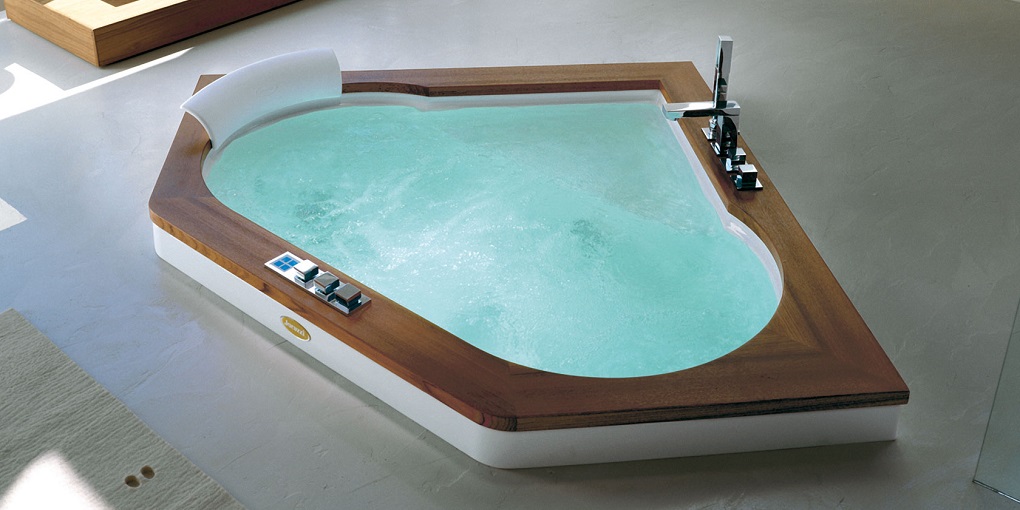 Ванна встроенная с гидромассажем "TOP" Aura Corner 160 9F43-471 Jacuzzi 9F43471 - Вид №1