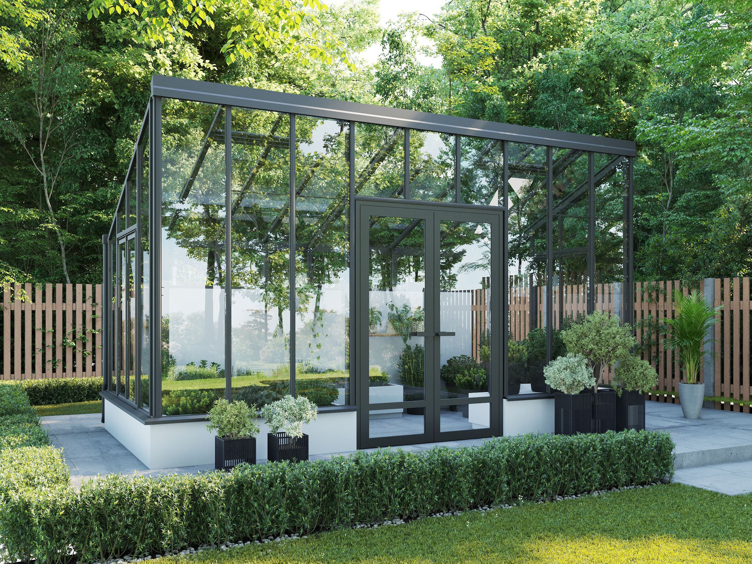 Алюминиевая Садовая теплица VANSTA Sanctuary ARCH-00013522