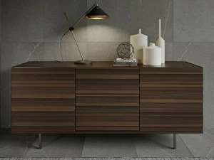 EmmeBi Буфет эвкалиптовый с распашными дверцами Stripe