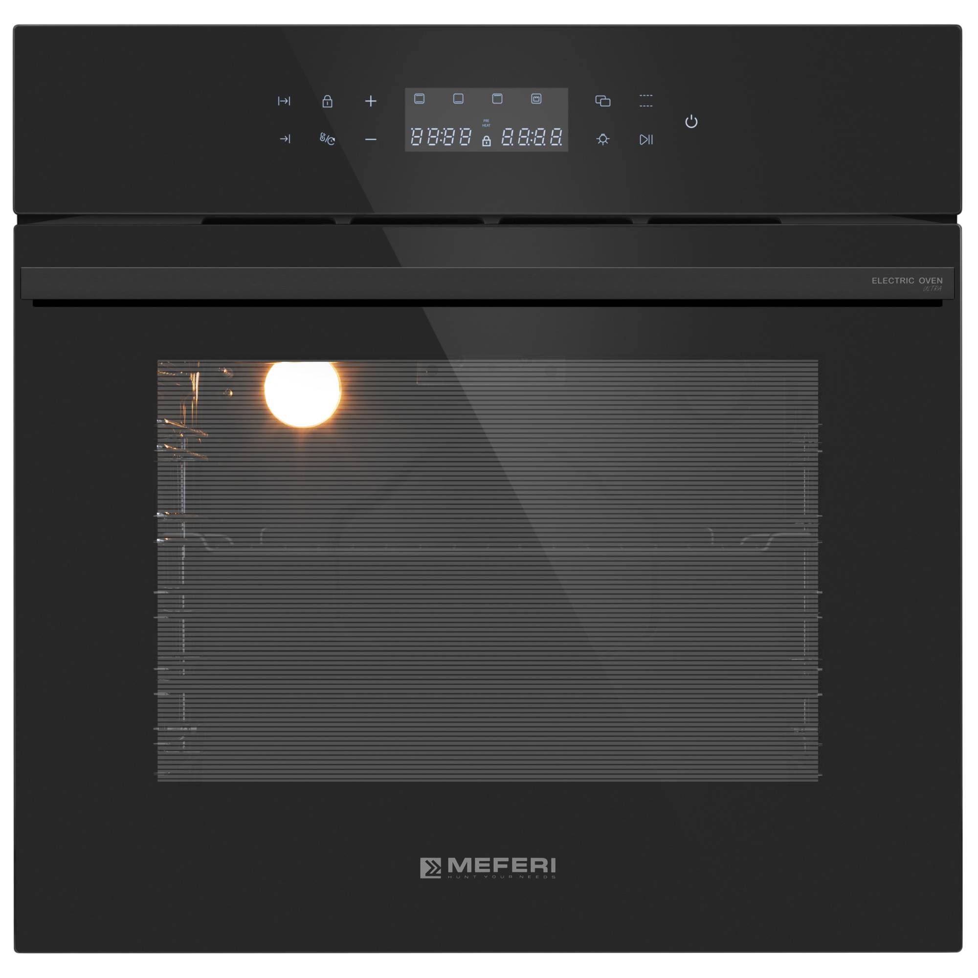 9202552 Электрический духовой шкаф Meferi MEO606BK ULTRA черный STDN-0138068 - Вид №14