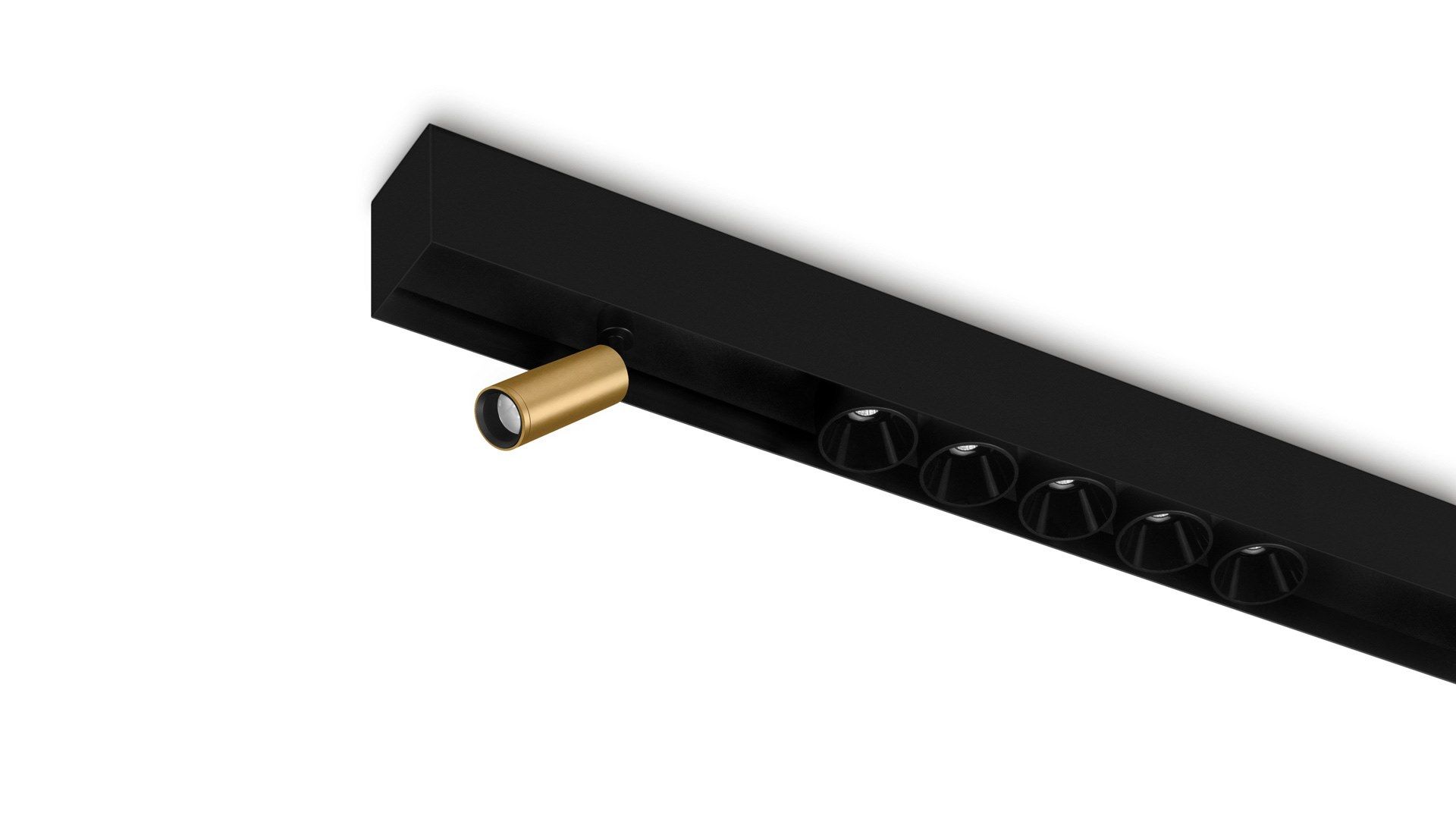 Профиль линейного потолочного освещения для прожекторов Arkoslight Black Foster Custom ARCH-00021773 - Вид №1