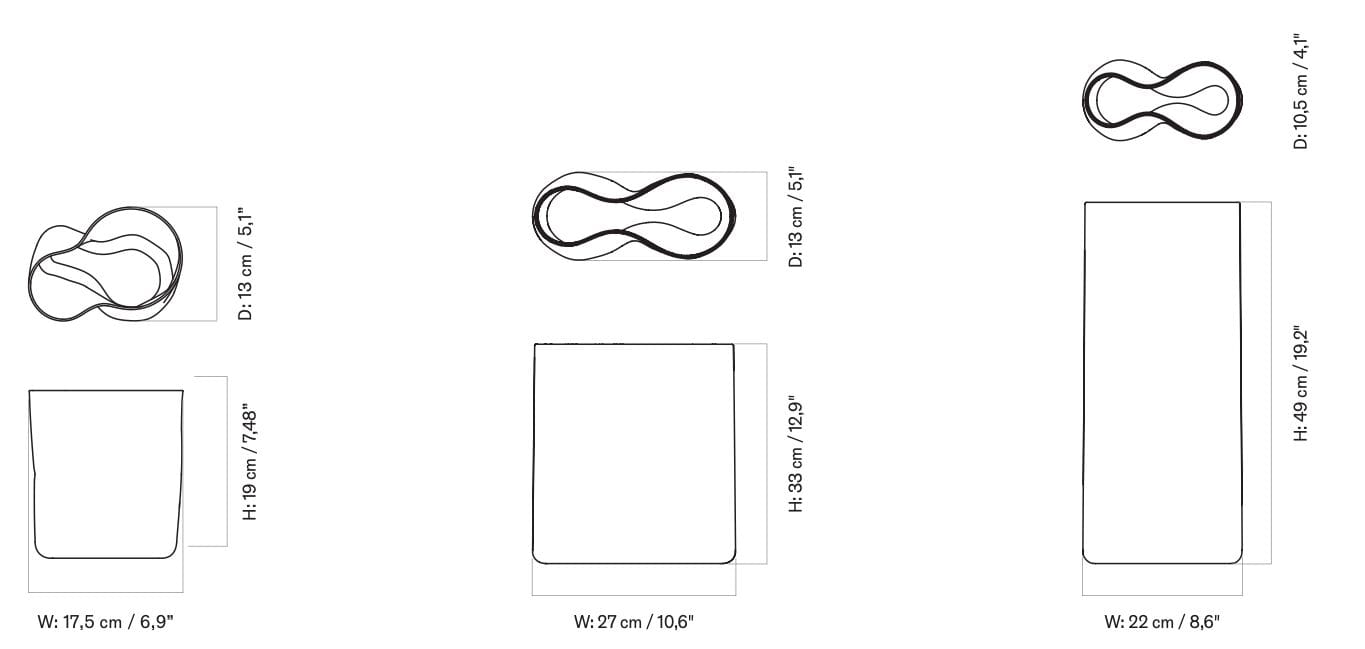 Ваза из дутого стекла Audo Copenhagen Aer ARCH-00046750 - Вид №23