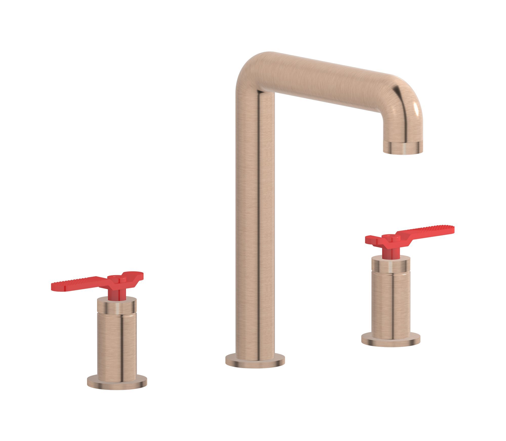 Смеситель для раковины с 3 отверстиями для пола с автоматическим сливом IB Bold ARCH-00122073 - Вид №19