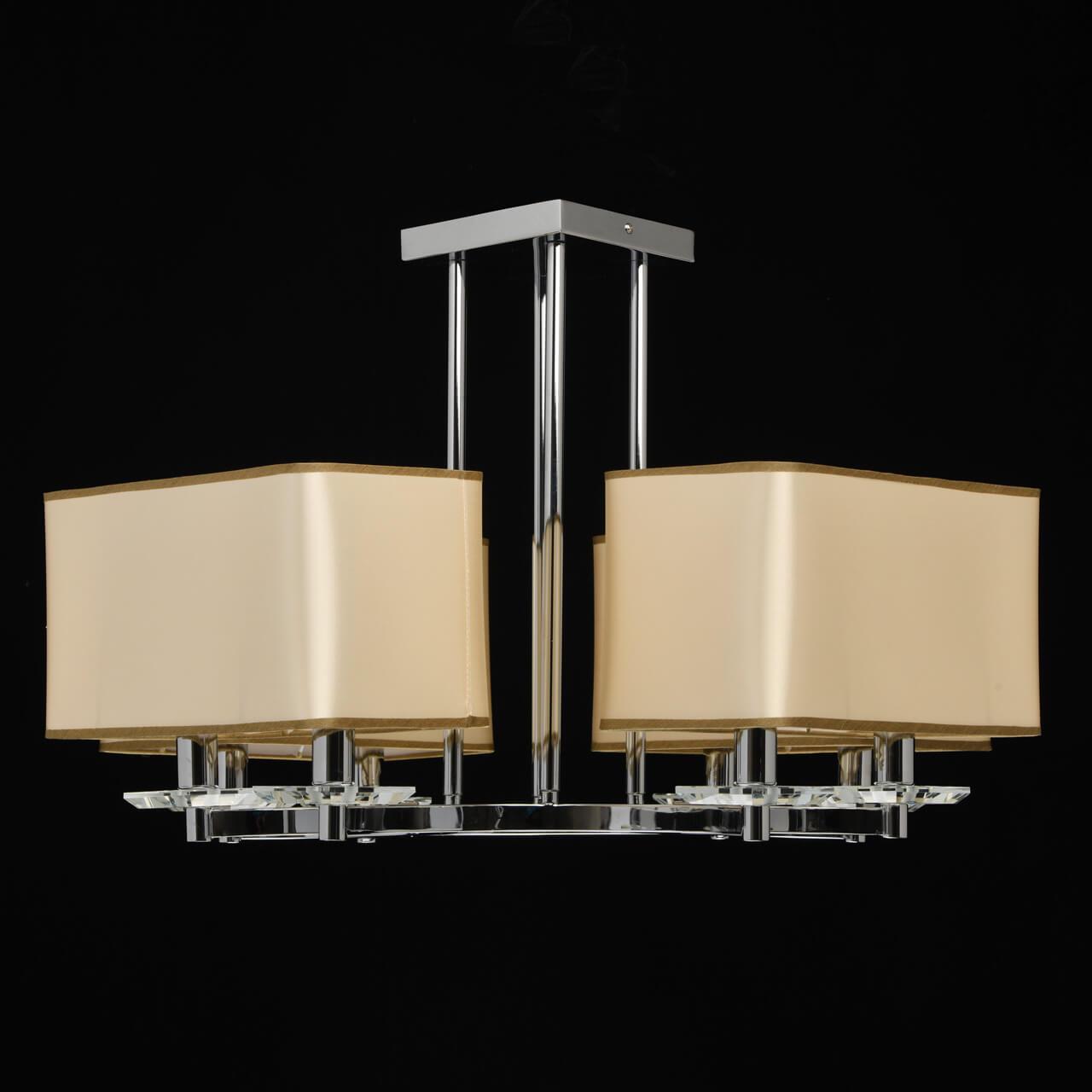 Потолочная люстра MW-Light Палермо 386015908 MW-LIGHT ДИЗАЙНЕРСКИЕ, ПАЛЕРМО 184223 Бежевый  - Вид №1