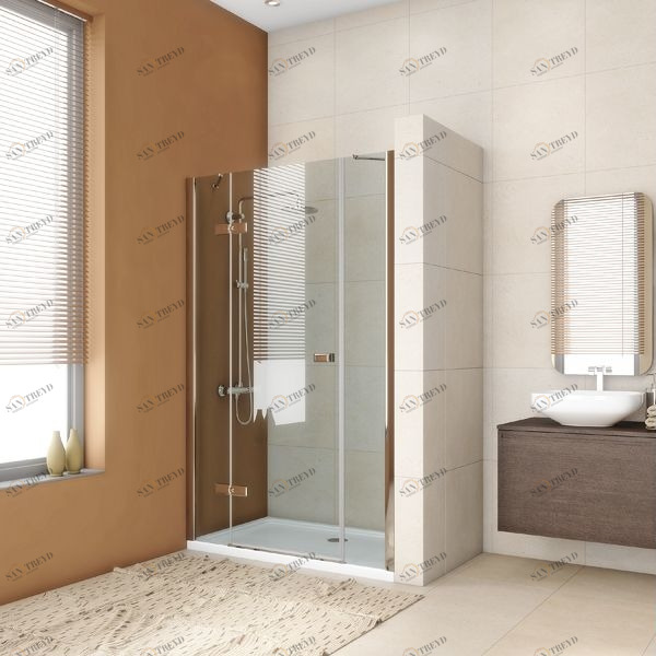 Душевая дверь в нишу 130x200 GK-863P стекло прозрачное 6 мм GUTEWETTER TREND DOOR 130X200GK863P