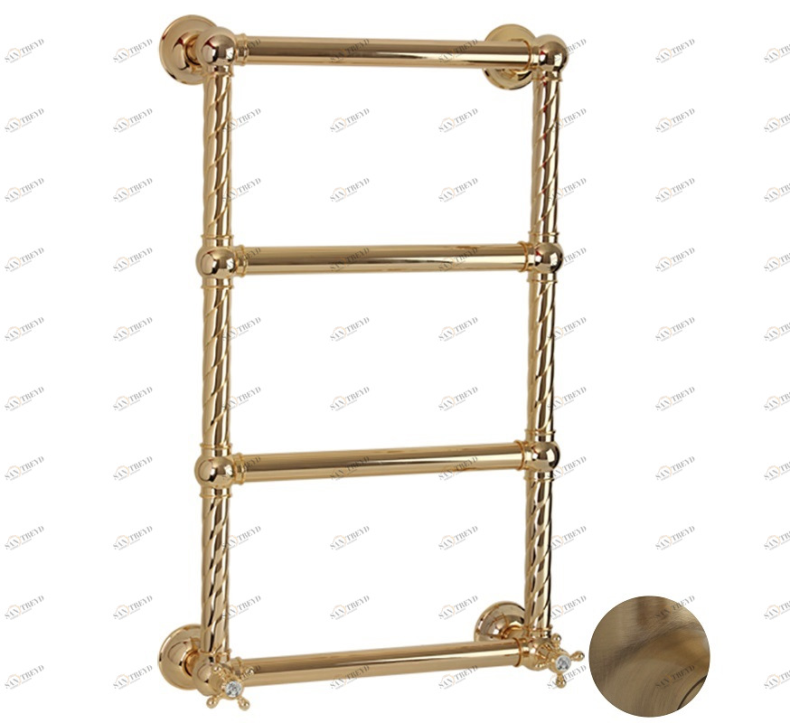 Полотенцесушитель MIGLIORE Edera ML.EDR-HY.200.BR 41 x 75 см - бронза 