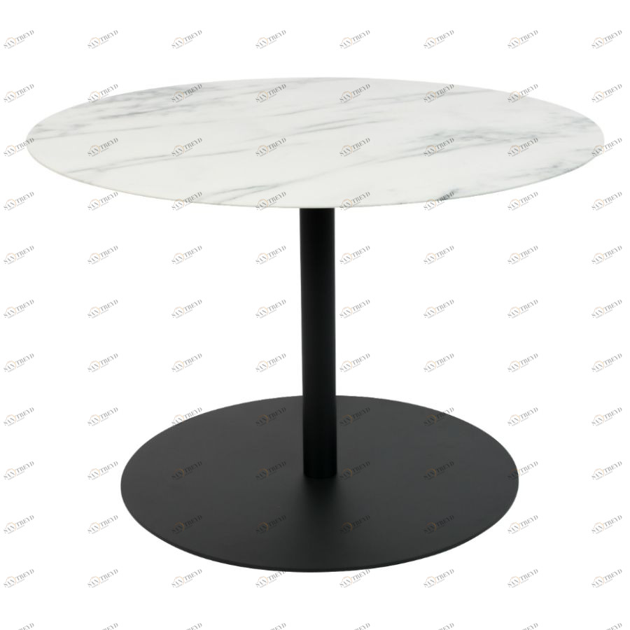 Столик круглый Snow, мрамор, средний Zuiver 2300151
