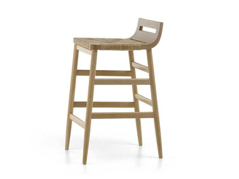 Высокий дубовый барный стул ALKI Kimua ARCH-00119154 - Вид №1
