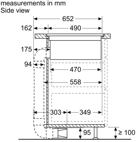 Siemens Индукционная плита со встроенной вытяжкой Iq500 Ed777fq25e  - Вид №7
