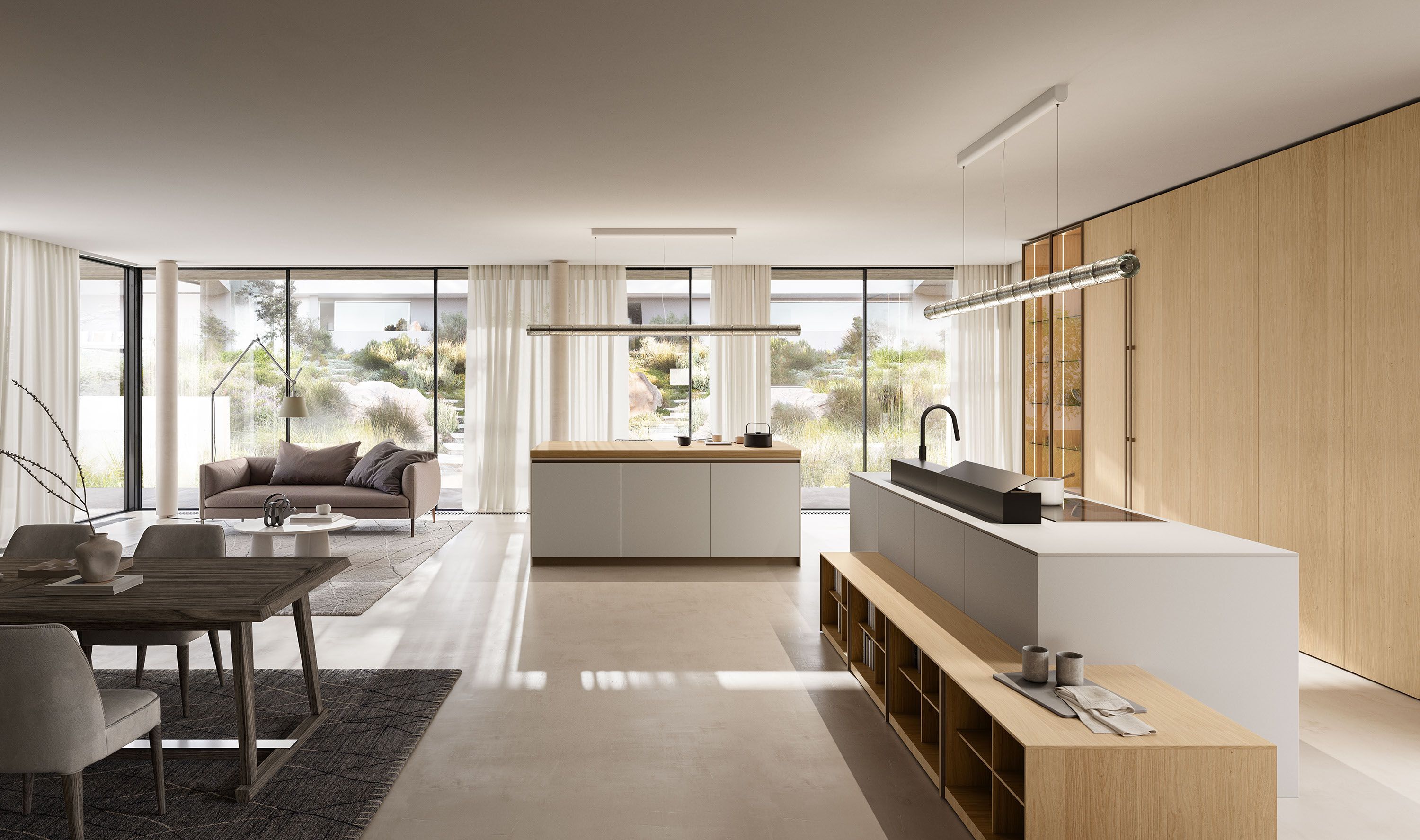 Кухня с островом Copatlife Life Projects ARCH-00102123 - Вид №2