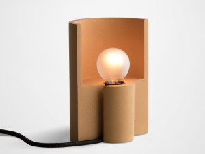 Бетонная светодиодная настольная лампа