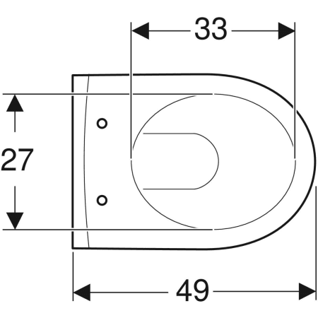 204030000 Подвесной унитаз настенный Белый Geberit  Германия  - Вид №2