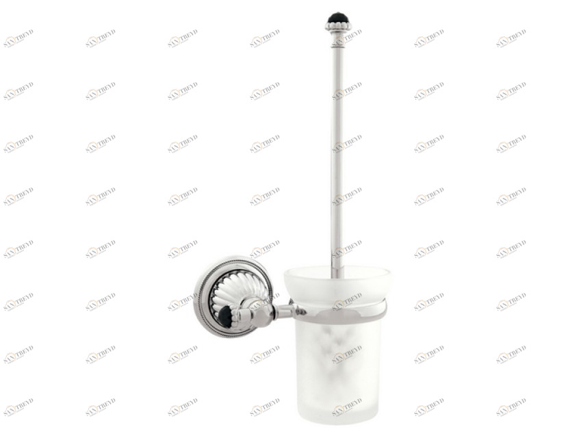 033284.N00.50 Держатель для ершика с черным кристаллом swarovski Яркий хром Mestre Artica