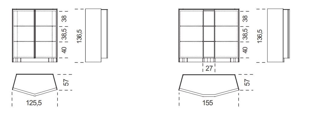 Деревянный шкаф с распашными дверцами Gallotti&Radice Athus ARCH-00131407 - Вид №2