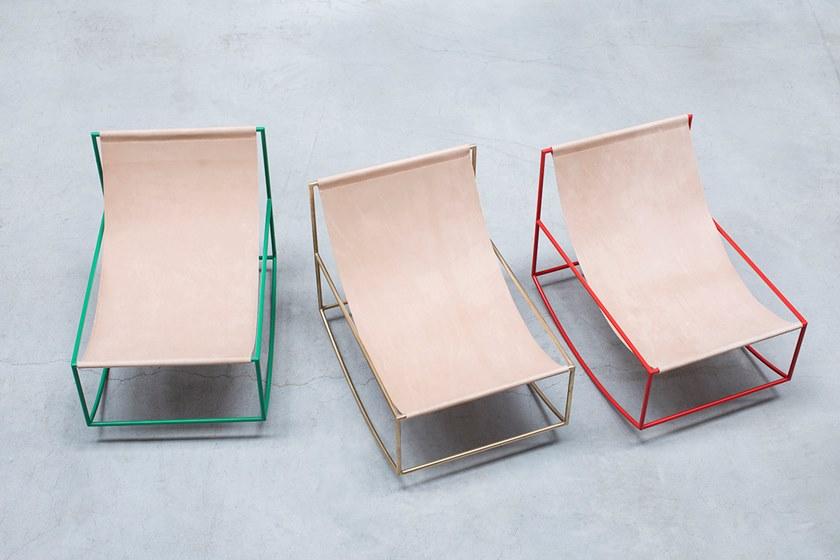 valerie_objects Кресло-качалка из стали с порошковым покрытием  V9018020  - Вид №37