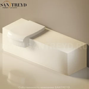 Flaminia UNA Консоль для унитаза или биде от 135 до 200 см бежевая UNA135WB.9003