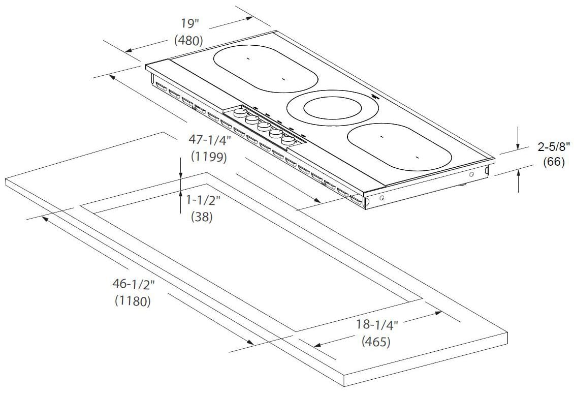 Керамическая индукционная плита Fulgor Milano ENOVA 120 ARCH-00071388 - Вид №9