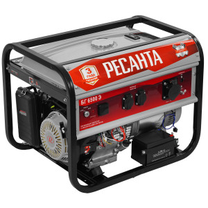 Электрогенератор   бензиновый Ресанта БГ 6500 Э 8164971