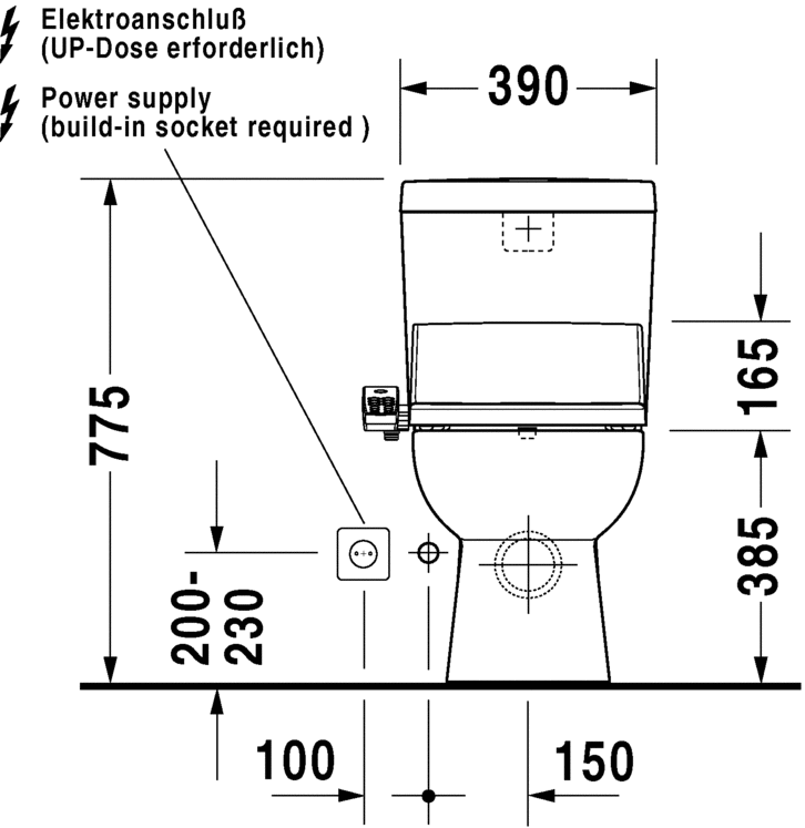 21420900002 Компакт унитаз с бачком Белый Duravit D-Code Германия - Вид №13