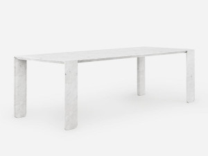 Прямоугольный стол из каррарского мрамора