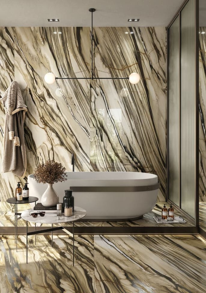 Пол / напольное покрытие из керамогранита с мраморным эффектом Imola THE ROOM ARCH-00073362 - Вид №8