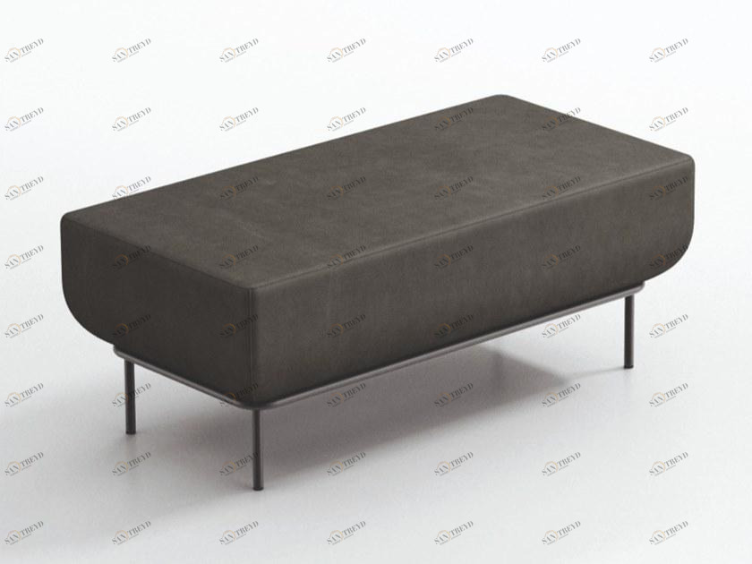 Midj Модульная скамейка из ткани без спинки Landscape S120cc