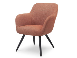 Тканевое кресло с подлокотниками