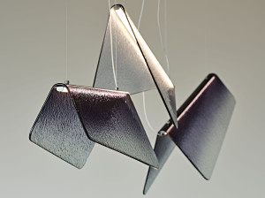 Стеклянный подвесной светильник