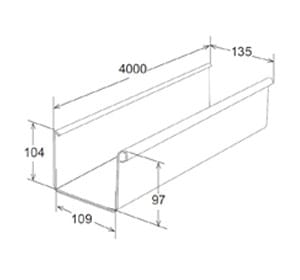 ПВХ желоба First Corporation First Plast ARCH-00110051 - Вид №2