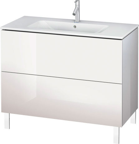 LC662707575 L-Cube Тумбочка напольная Лен, декор Duravit - Вид №2