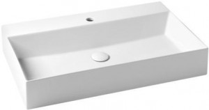 ELLP075450QM Подвесная раковина настенная прямоугольная Azzurra Ceramica Elegance белая