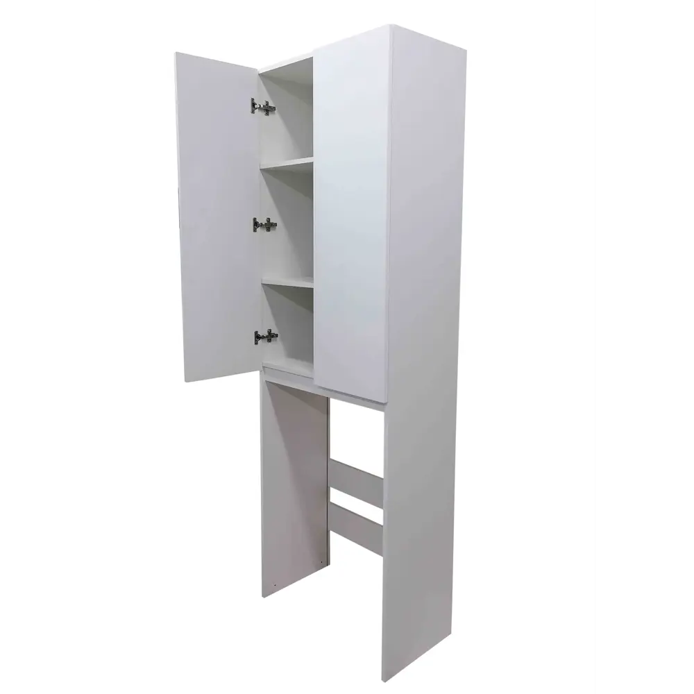 Шкаф для стиральной машины Лайн напольный 64x200 см цвет белый глянец Santreyd STLM-2017911