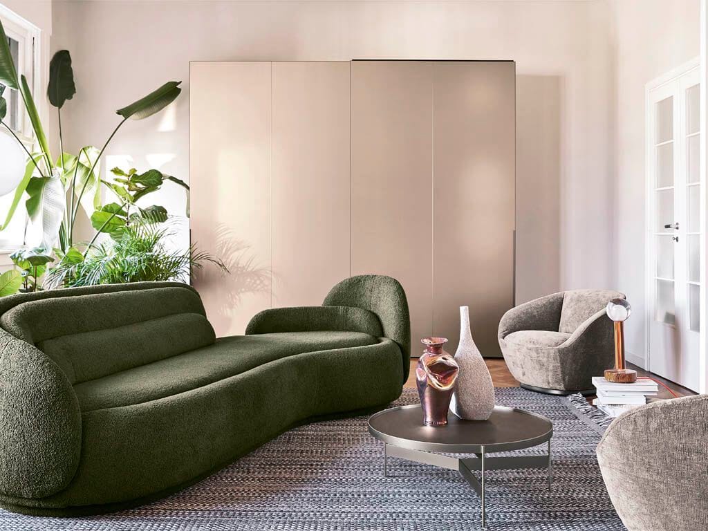 Лакированный шкаф с раздвижными/копланарными/распашными дверями Pianca рамка ARCH-00029016 - Вид №4