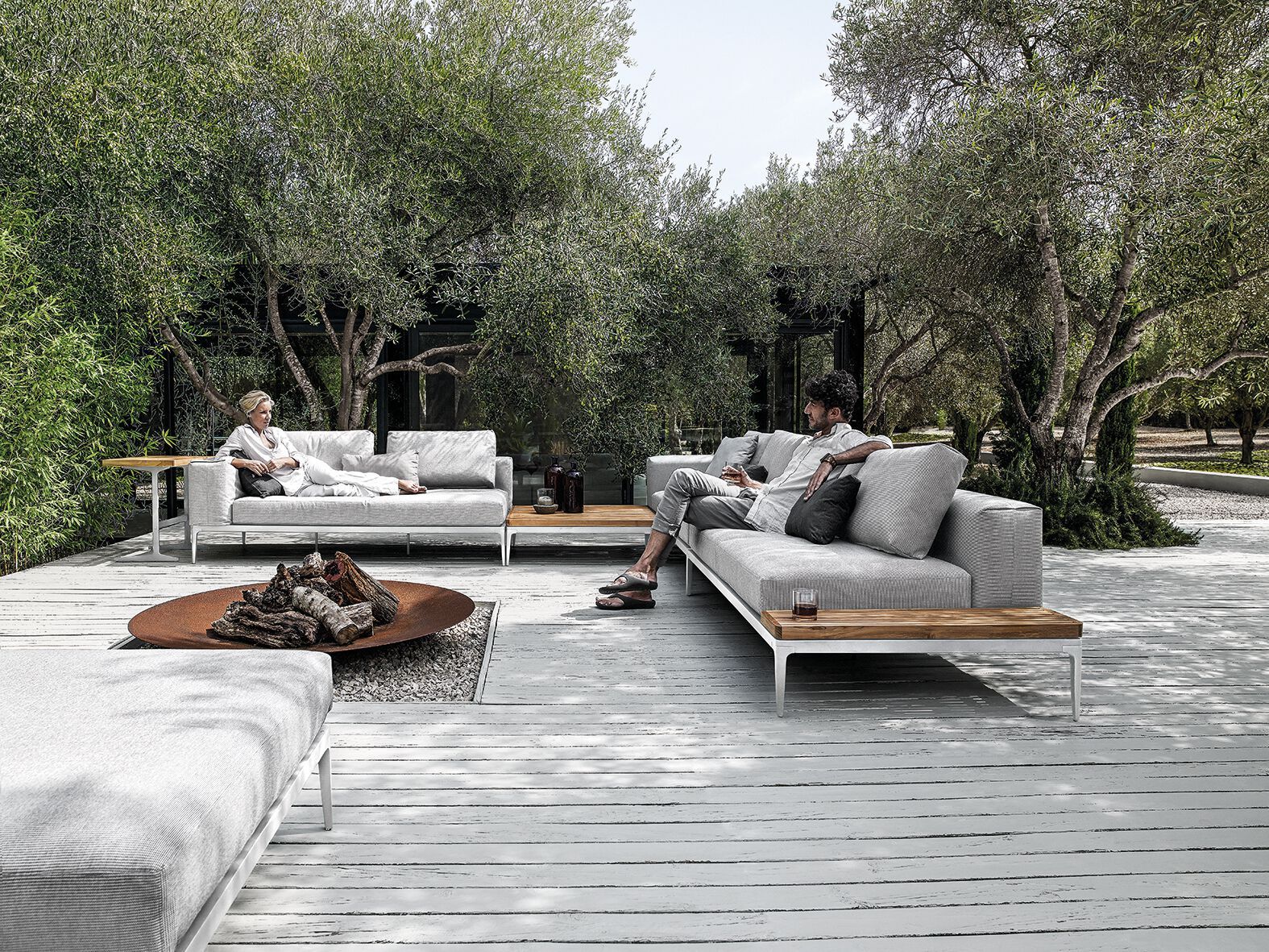 Ткань сад шезлонг Gloster сетка ARCH-00047578 - Вид №17