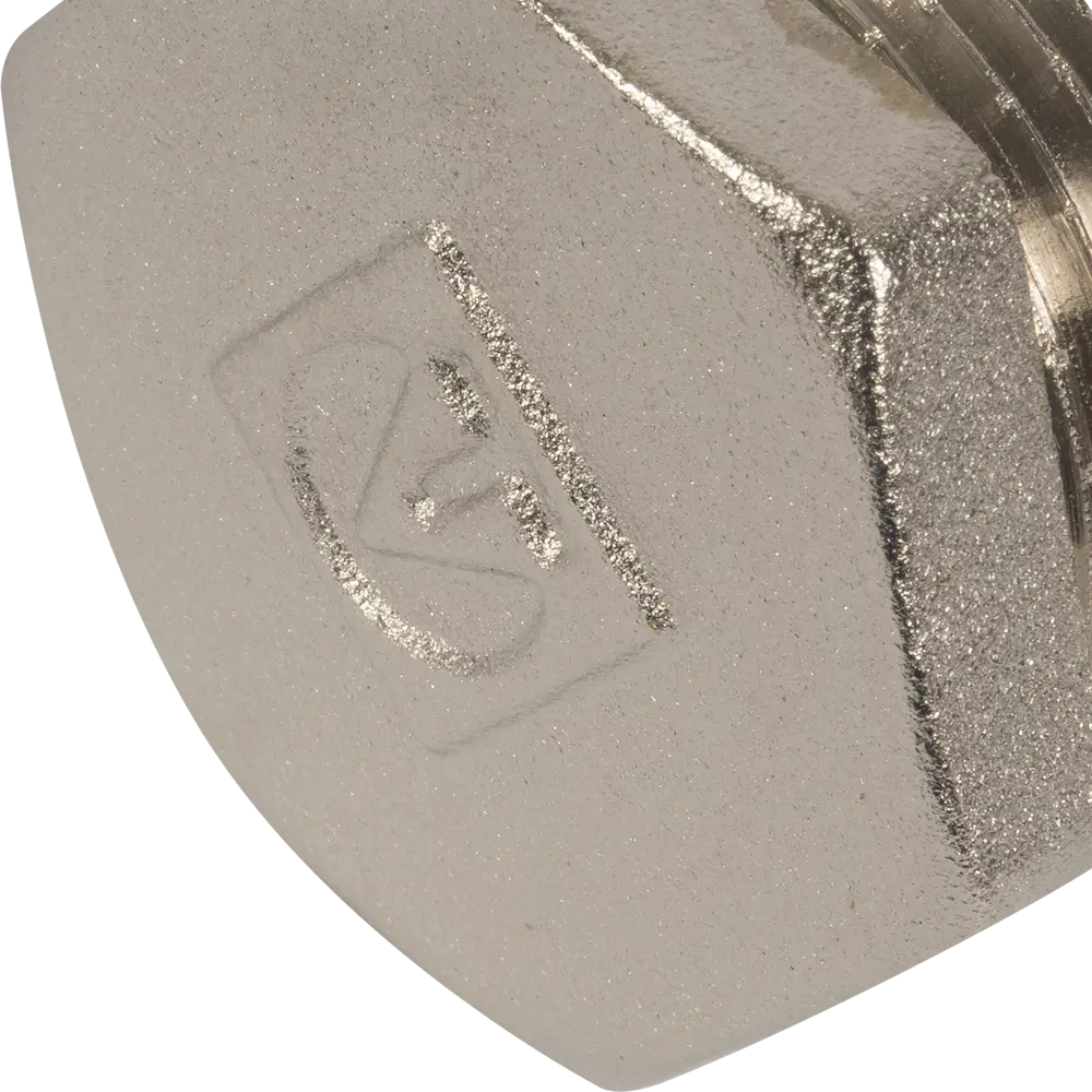Пробка Valtec наружная резьба 1" никелированная латунь 10512886 STLM-2166412  - Вид №2