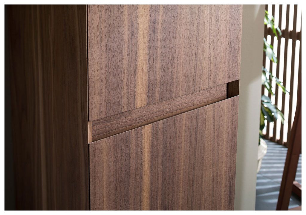 Шкаф-пенал для ванной Aquanet Нью-Йорк 35 орех 00203956 - Вид №6