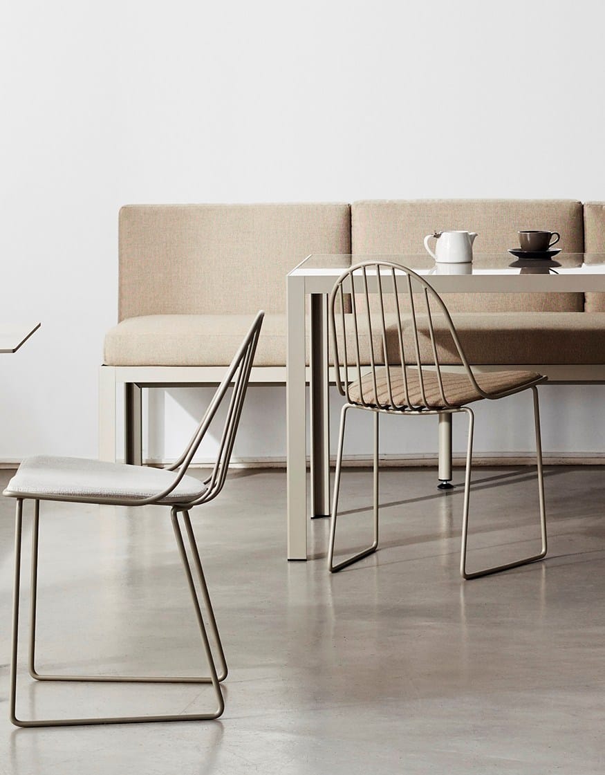 Алюминиевый стул с мягким сиденьем Bivaq Illa ARCH-00127129 - Вид №6