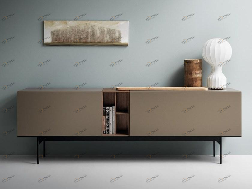 Caccaro Модульный буфет из лакированного дерева Brick sun-id-1350622