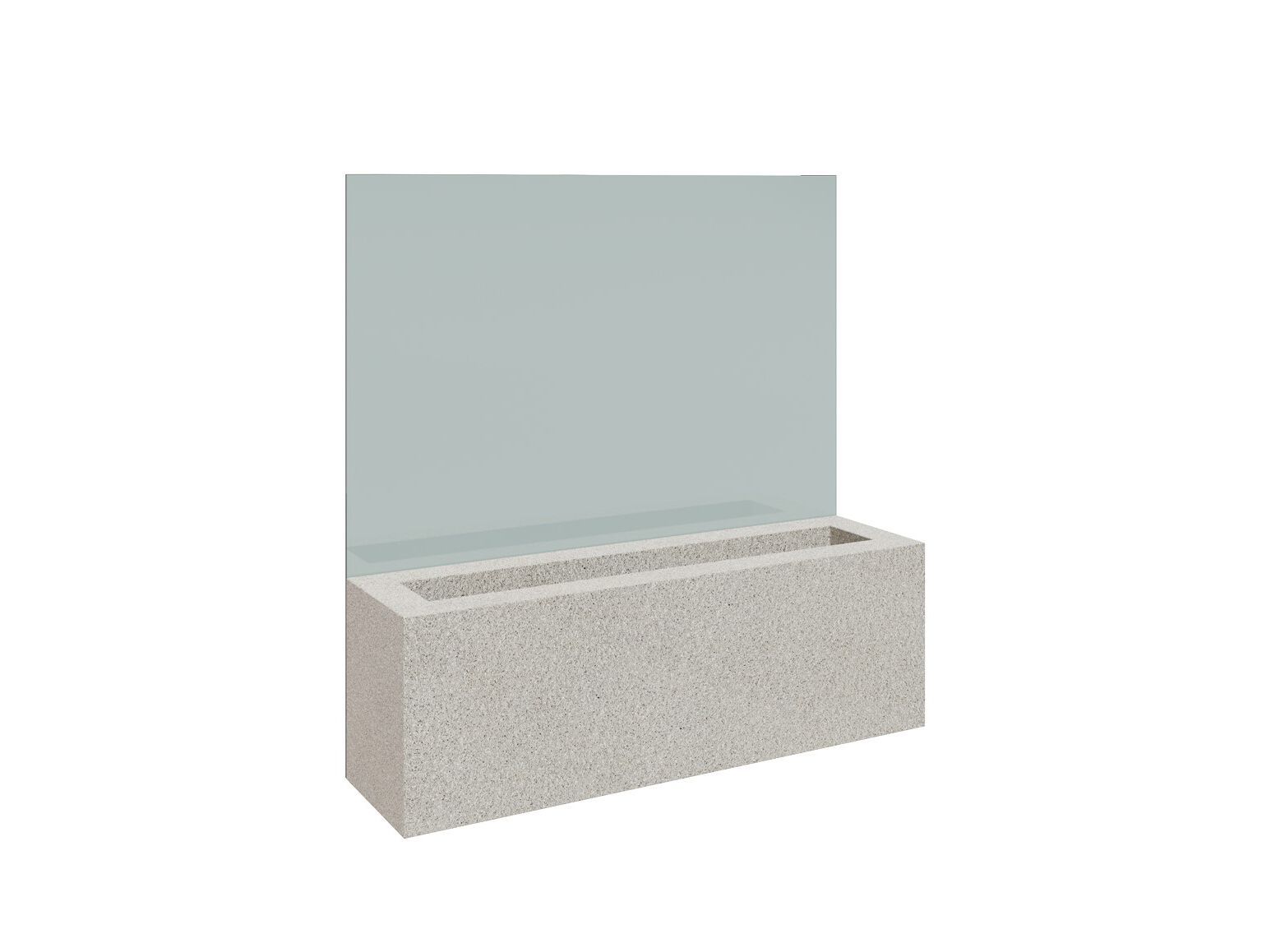 Прямоугольная бетонная плантатор amop основы ARCH-00026415