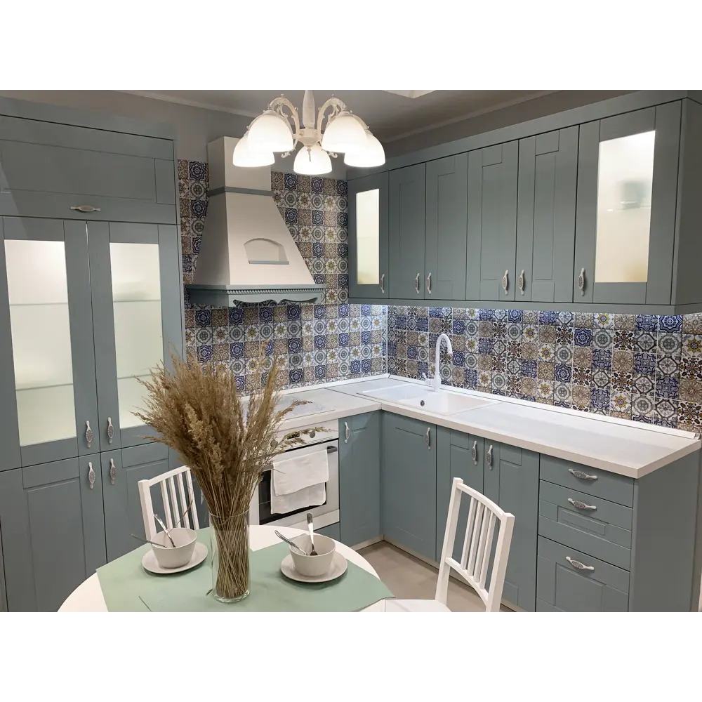 Фасад кухонного шкафа Томари 79.7x38.1см KONSENSA МДФ цвет голубой STLM-2152303 - Вид №8