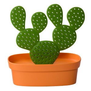 QL10281-OR-GN Органайзер для мелочей caccessories, оранжевый с зеленым Qualy