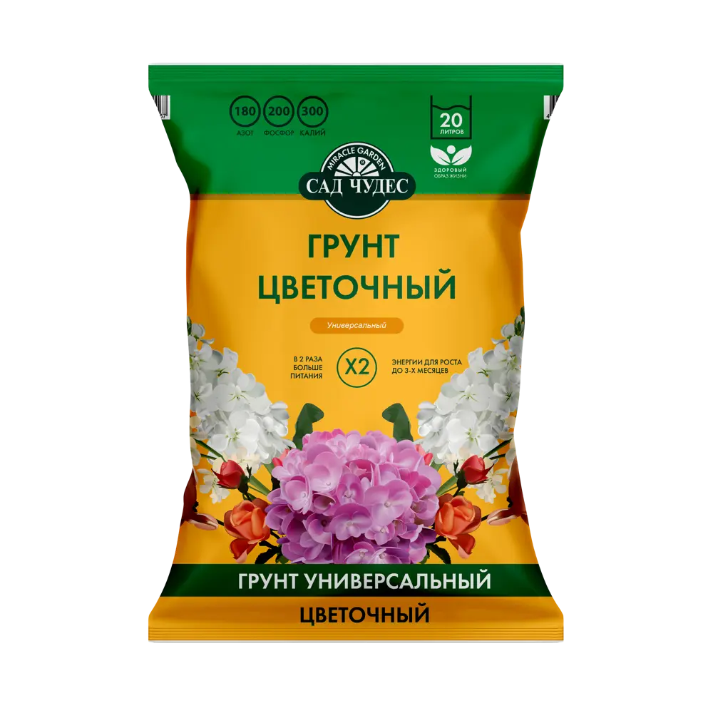 Грунт Сад чудес для цветов 20 л 89355831 STLM-2079415 