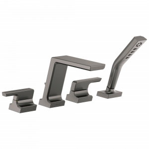 T4799-KS Римская ванна с ручным душем Delta Faucet Pivotal Черный нержавеющий