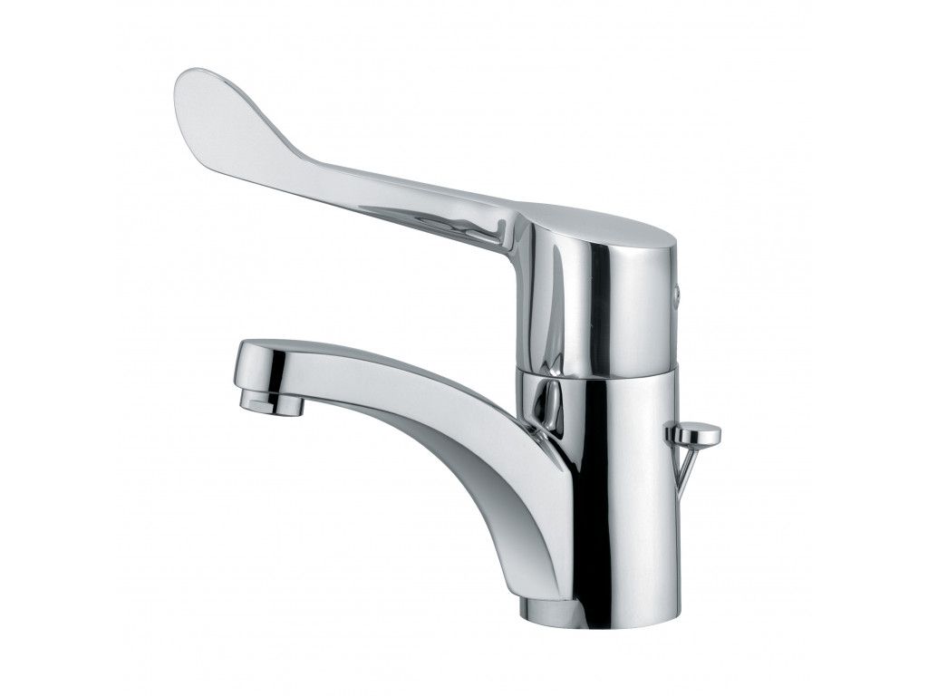 341150524 однорычажный смеситель на умывальник DN 15 KLUDI MEDI-CARE хром 