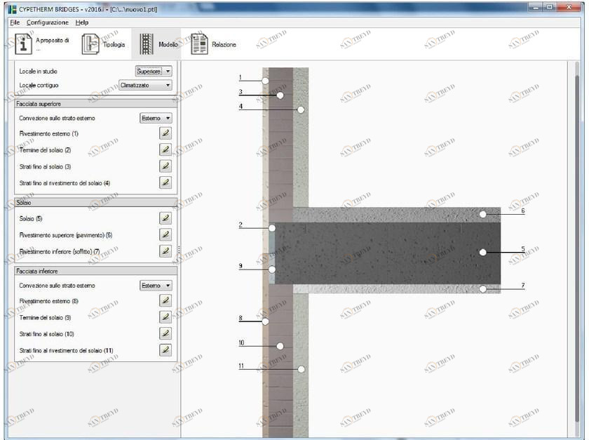 ATH ITALIA software Расчет коэффициента теплопередачи линейных тепловых мостов Cypetherm sun-id-1431318