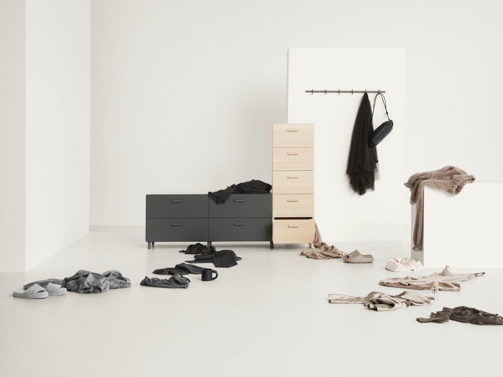 МДФ секционный комод String Furniture Relief ARCH-00081353 - Вид №5