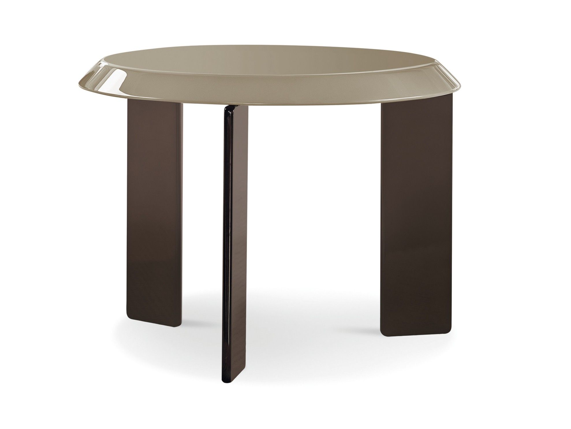 Круглый журнальный столик из эвкалипта и лака Minotti KEEL ARCH-00132168 - Вид №2