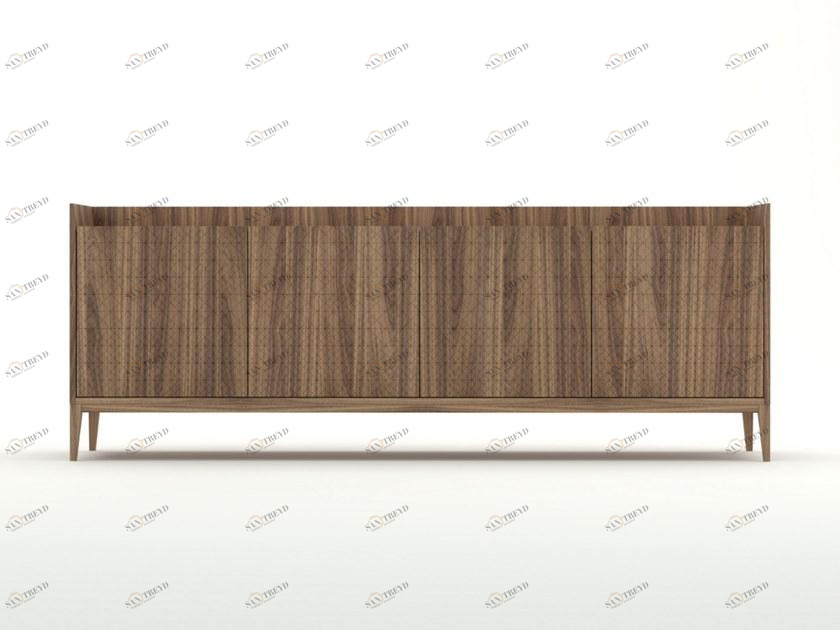 Barba design Буфет из орехового дерева с распашными дверцами Trame 70.c1 - 58.a1