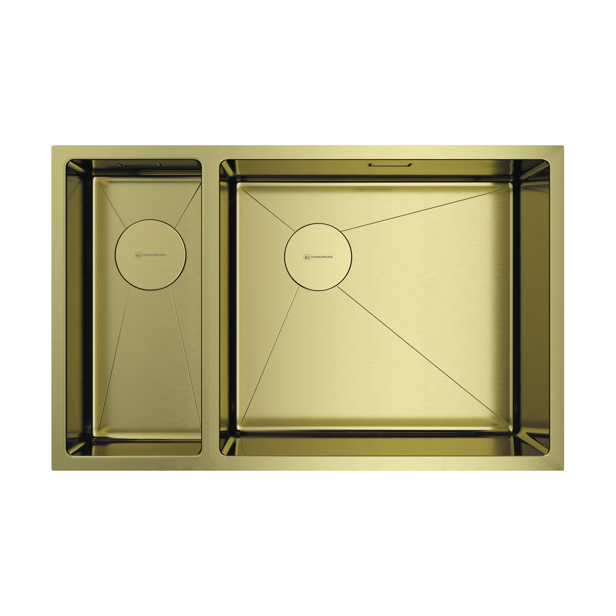 Кухонная мойка Taki 69-2-U/IF Side LG-R OMOIKIRI 4993184