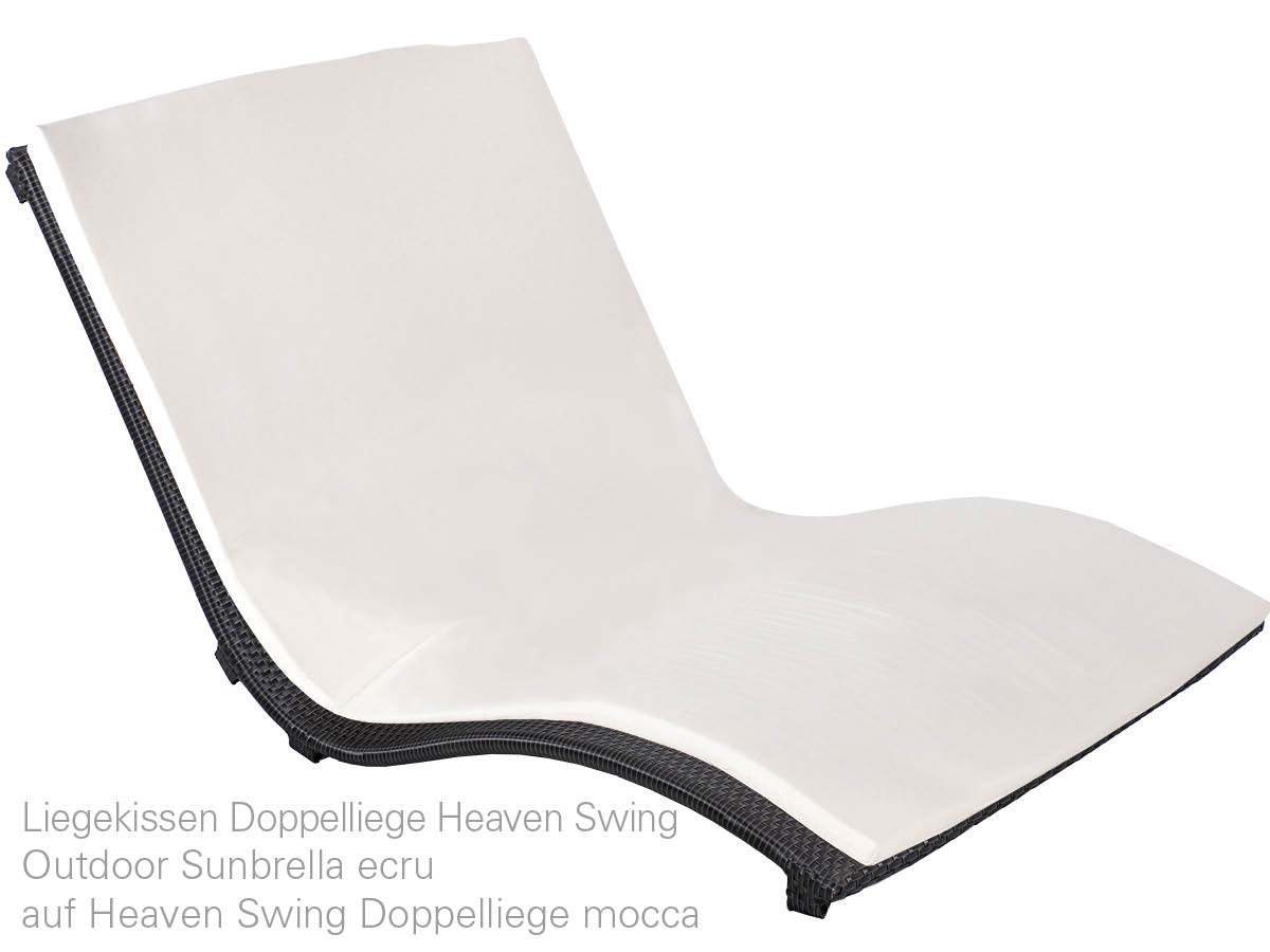 10.00.0537 Подушка для шезлонга двойной шезлонг Heaven Swing Outdoor sunbrella ecru Mbm  - Вид №4